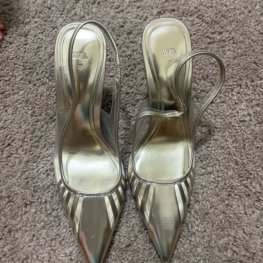 Zara Slingback Heels